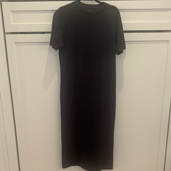 Abercrombie & Fitch Dark Grey T-Shirt Maxi Dress - Picture 4 of 6